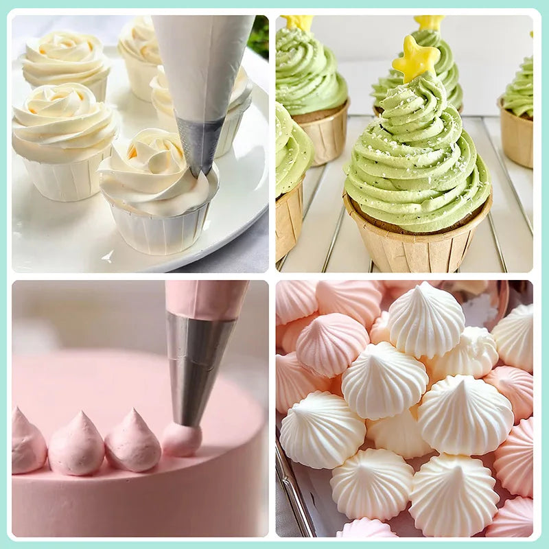 RVS Spuitmondjes Set 8 stuks