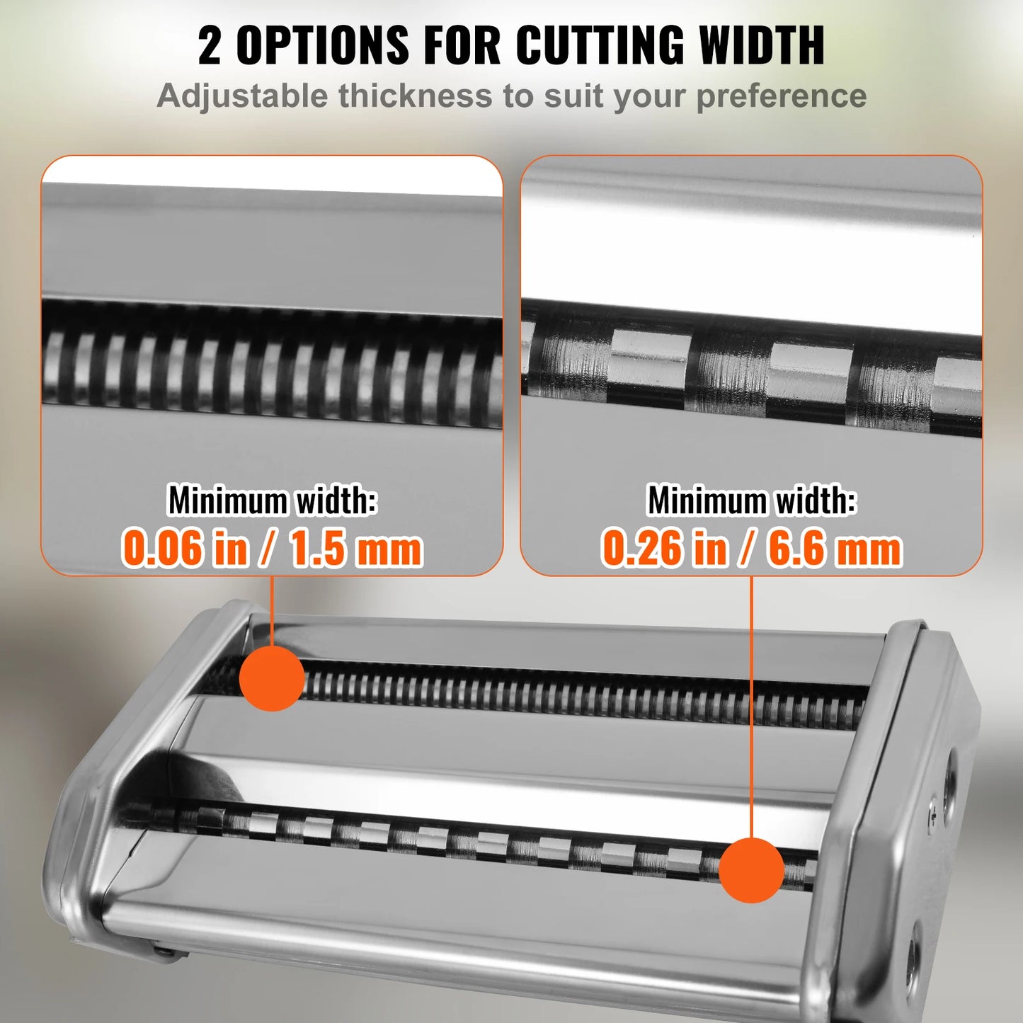 Handmatige Pastamachine RVS